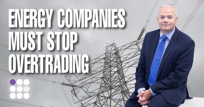 Alistair Dickson says the government must stop energy companies overtrading